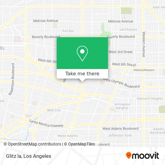 Glitz la map