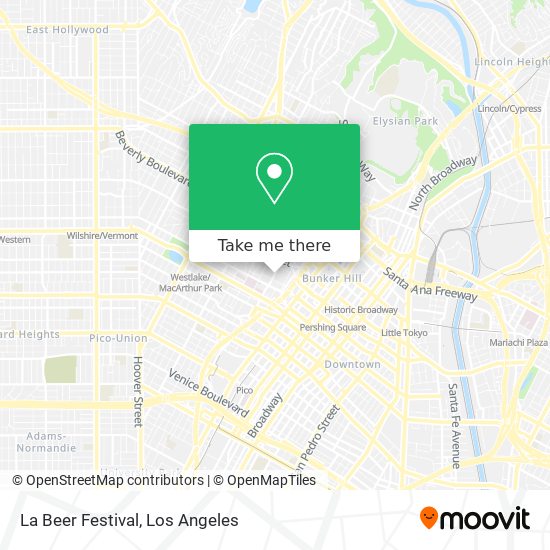 Mapa de La Beer Festival