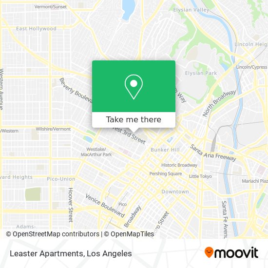 Leaster Apartments map