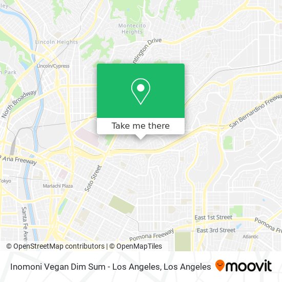 Mapa de Inomoni Vegan Dim Sum - Los Angeles