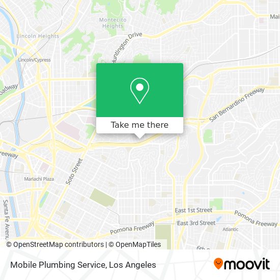Mapa de Mobile Plumbing Service