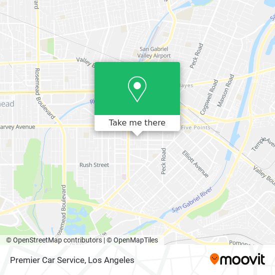 Premier Car Service map