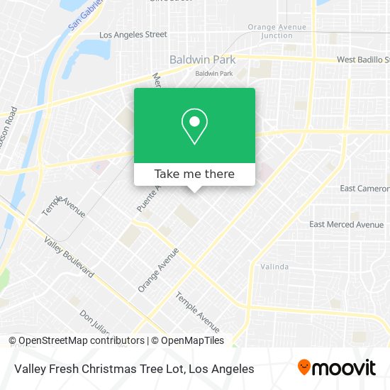 Mapa de Valley Fresh Christmas Tree Lot