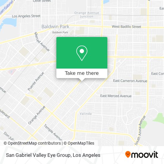 Mapa de San Gabriel Valley Eye Group