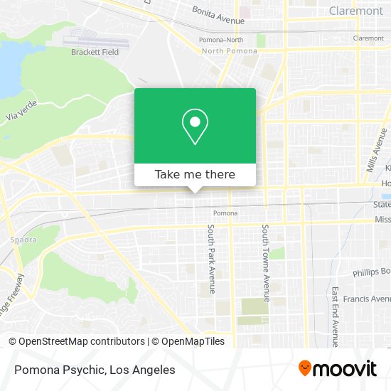 Pomona Psychic map