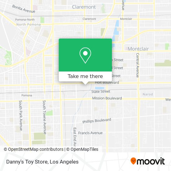 Mapa de Danny's Toy Store