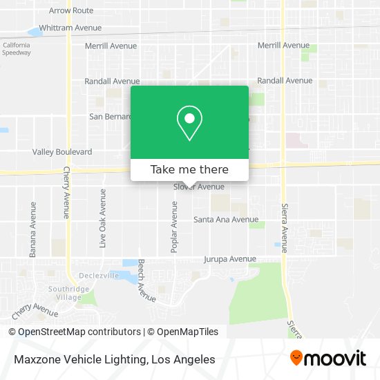 Mapa de Maxzone Vehicle Lighting