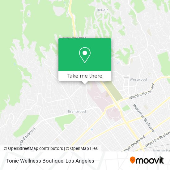 Mapa de Tonic Wellness Boutique