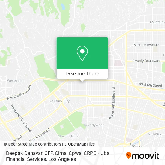 Deepak Danavar, CFP, Cima, Cpwa, CRPC - Ubs Financial Services map