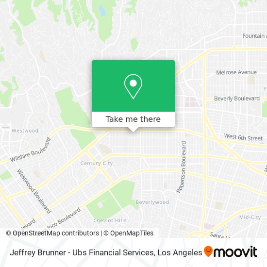 Mapa de Jeffrey Brunner - Ubs Financial Services