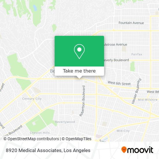 8920 Medical Associates map