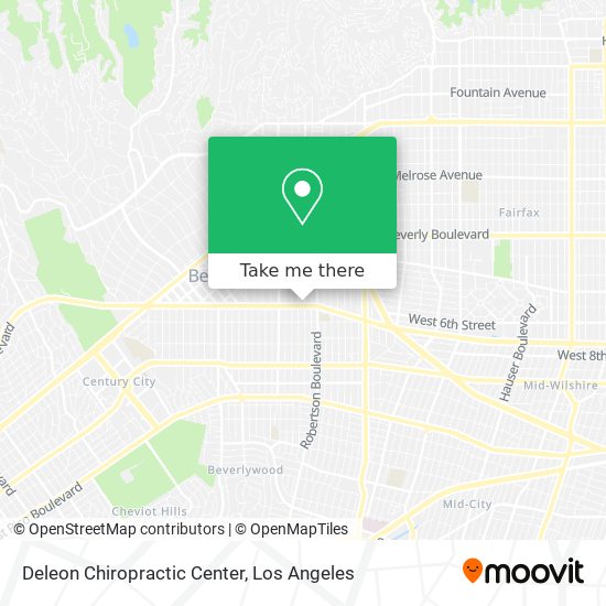 Mapa de Deleon Chiropractic Center