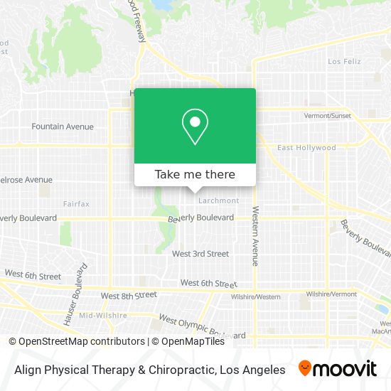 Mapa de Align Physical Therapy & Chiropractic