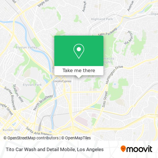 Mapa de Tito Car Wash and Detail Mobile