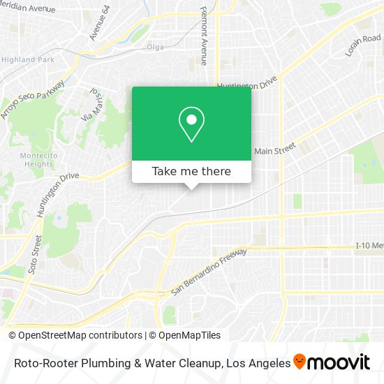 Roto-Rooter Plumbing & Water Cleanup map