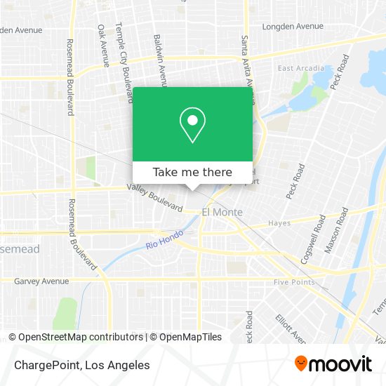 ChargePoint map