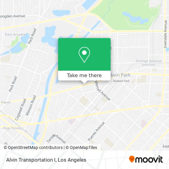 Alvin Transportation I map