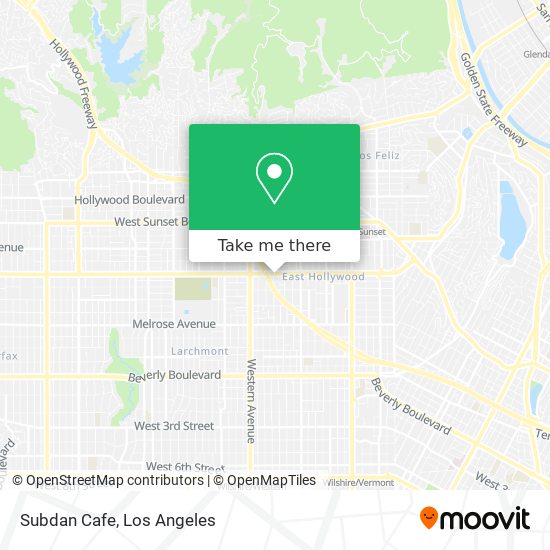 Subdan Cafe map