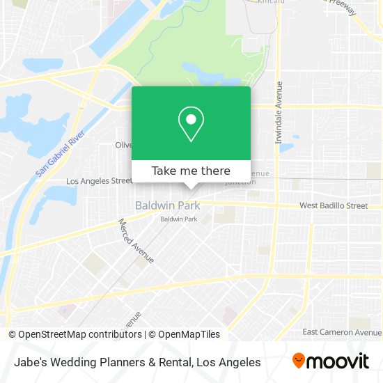 Mapa de Jabe's Wedding Planners & Rental