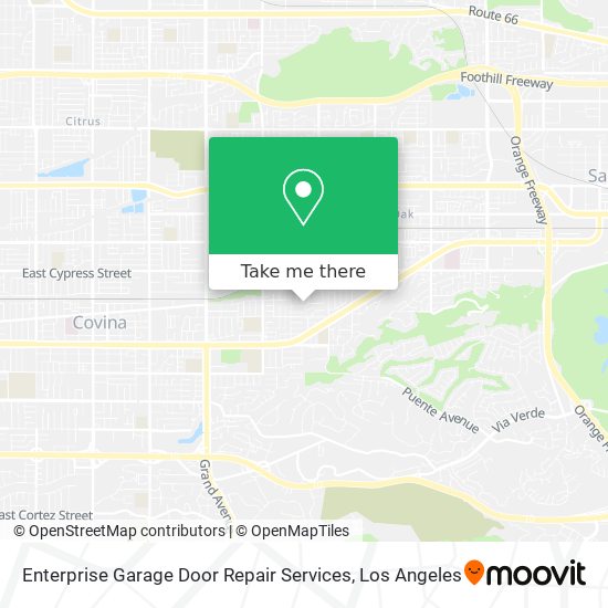 Enterprise Garage Door Repair Services map