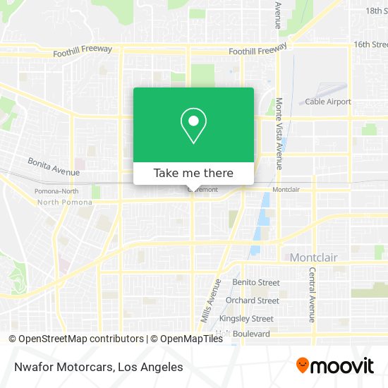 Nwafor Motorcars map