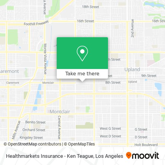 Mapa de Healthmarkets Insurance - Ken Teague