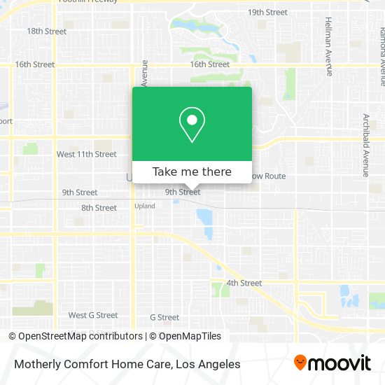 Motherly Comfort Home Care map