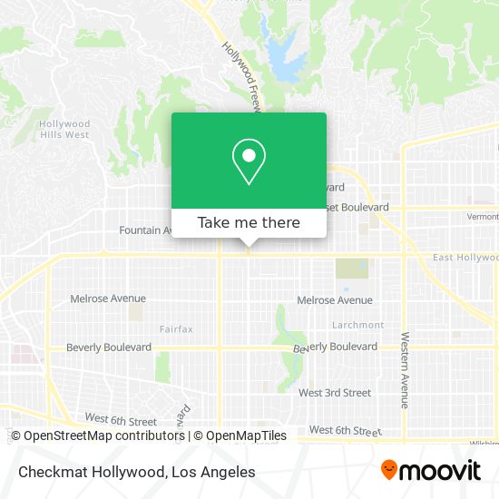 Checkmat Hollywood map