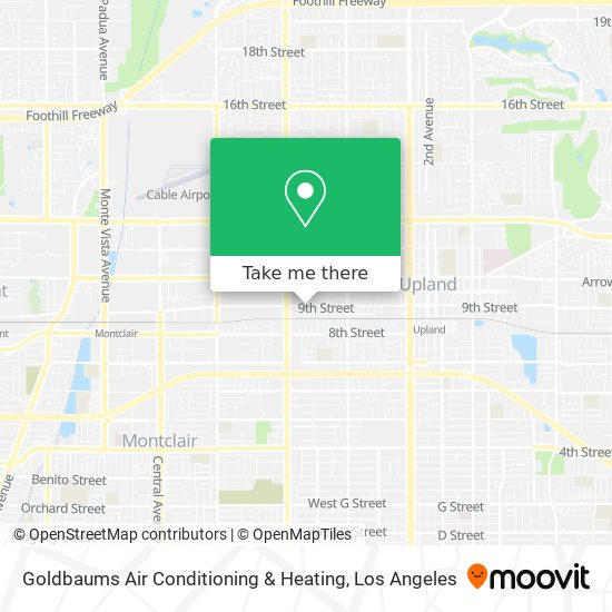 Goldbaums Air Conditioning & Heating map