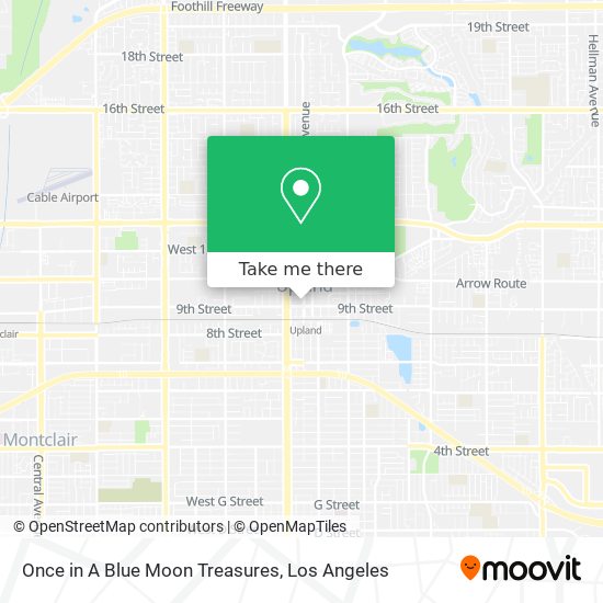 Once in A Blue Moon Treasures map