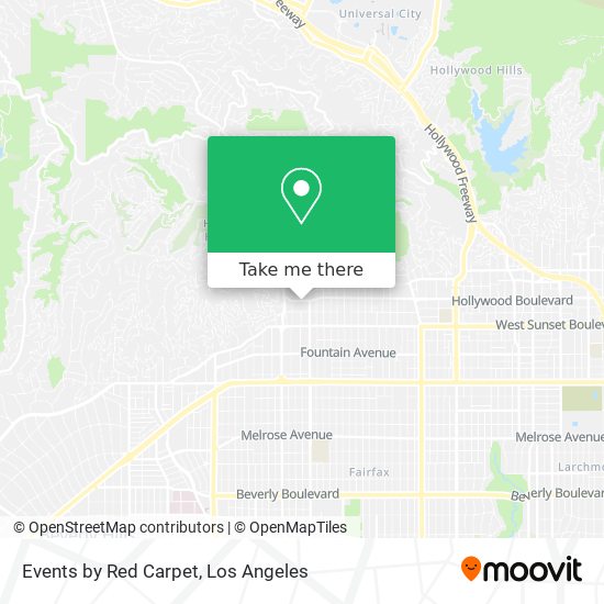 Events by Red Carpet map