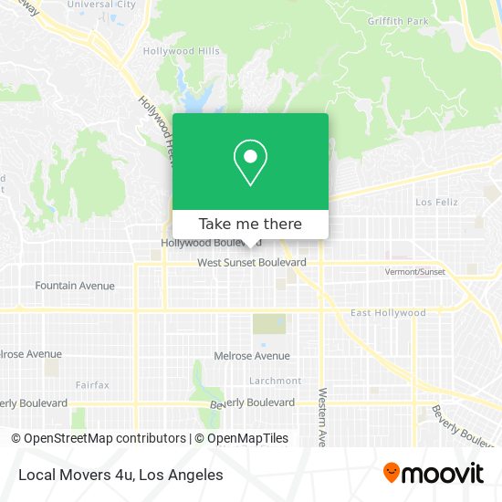 Local Movers 4u map