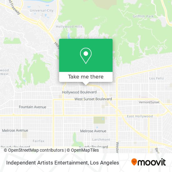 Independent Artists Entertainment map