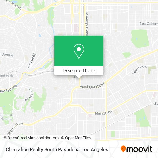 Mapa de Chen Zhou Realty South Pasadena