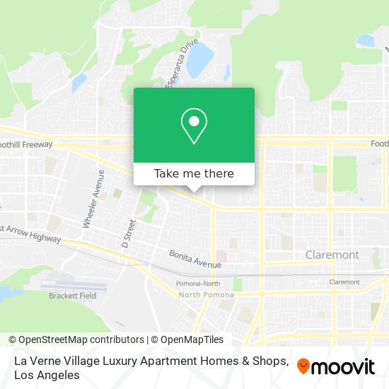 Mapa de La Verne Village Luxury Apartment Homes & Shops