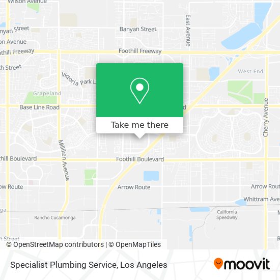 Mapa de Specialist Plumbing Service