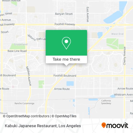 Mapa de Kabuki Japanese Restaurant