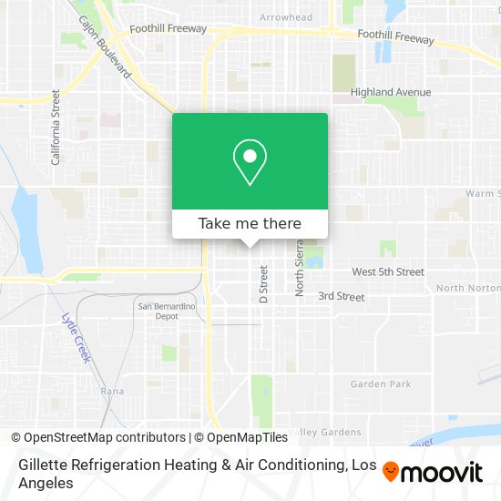 Gillette Refrigeration Heating & Air Conditioning map