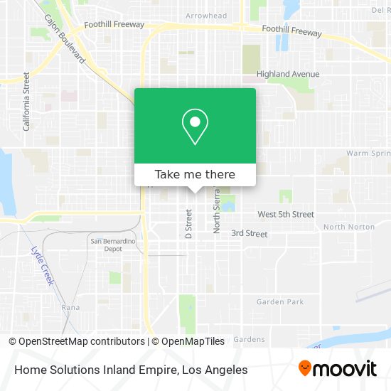 Home Solutions Inland Empire map