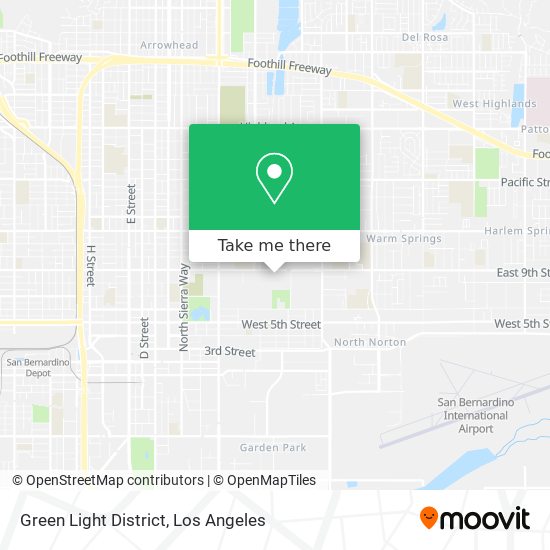 Green Light District map