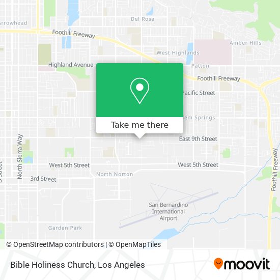 Mapa de Bible Holiness Church