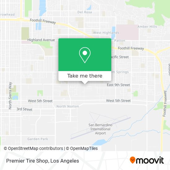 Premier Tire Shop map