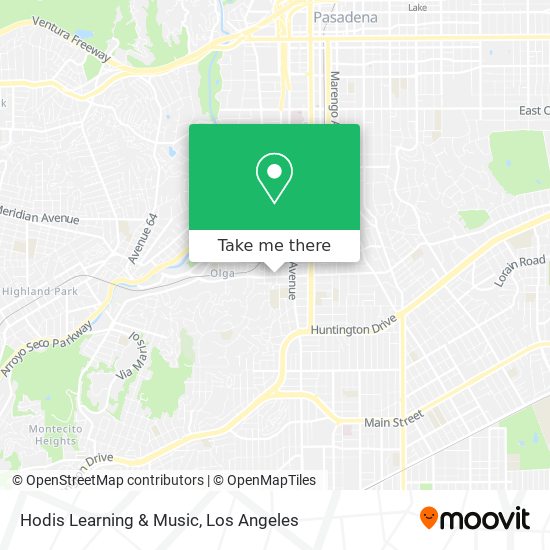 Mapa de Hodis Learning & Music