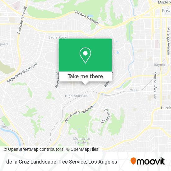 Mapa de de la Cruz Landscape Tree Service