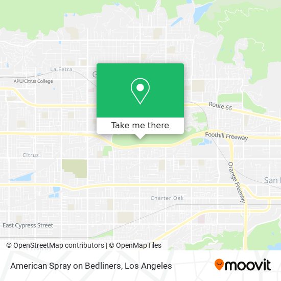 Mapa de American Spray on Bedliners