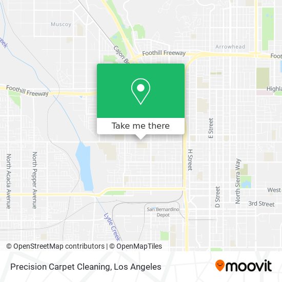 Precision Carpet Cleaning map