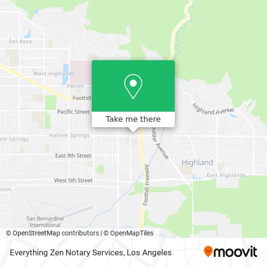 Everything Zen Notary Services map