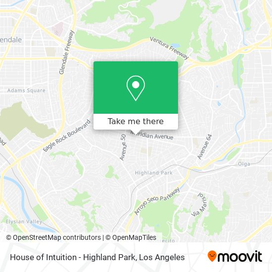House of Intuition - Highland Park map