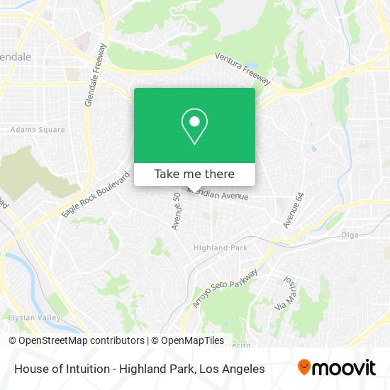 Mapa de House of Intuition - Highland Park