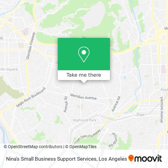 Nina's Small Business Support Services map